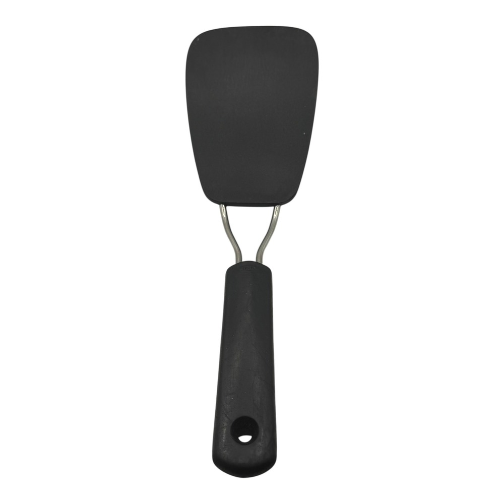 OXO Good Grips Black‎ Silicone Flexible Turner Spatula Stainless Steel Core G72Q